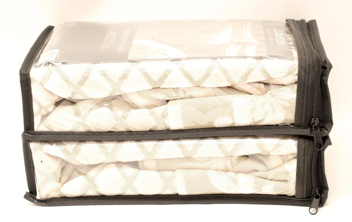 J. Queen New York Bel Air European Sham Pillow Cover in Color Sand 2 PCS.