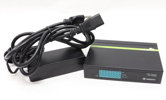 TRENDnet PoE+ Switch TPE-TG80g 8-Port Gigabit GreenNet  w/ Power Cord