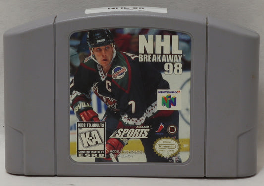 NINTENDO 64 CARTRIDGE NHL BREAKAWAY 98
